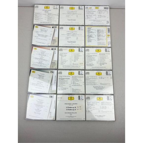 Vintage 1970s Lot Of 15 Classical Music Album CDs from DGG Deutsche Grammophon C - Picture 3 of 9